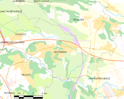Map commune FR insee code 13114